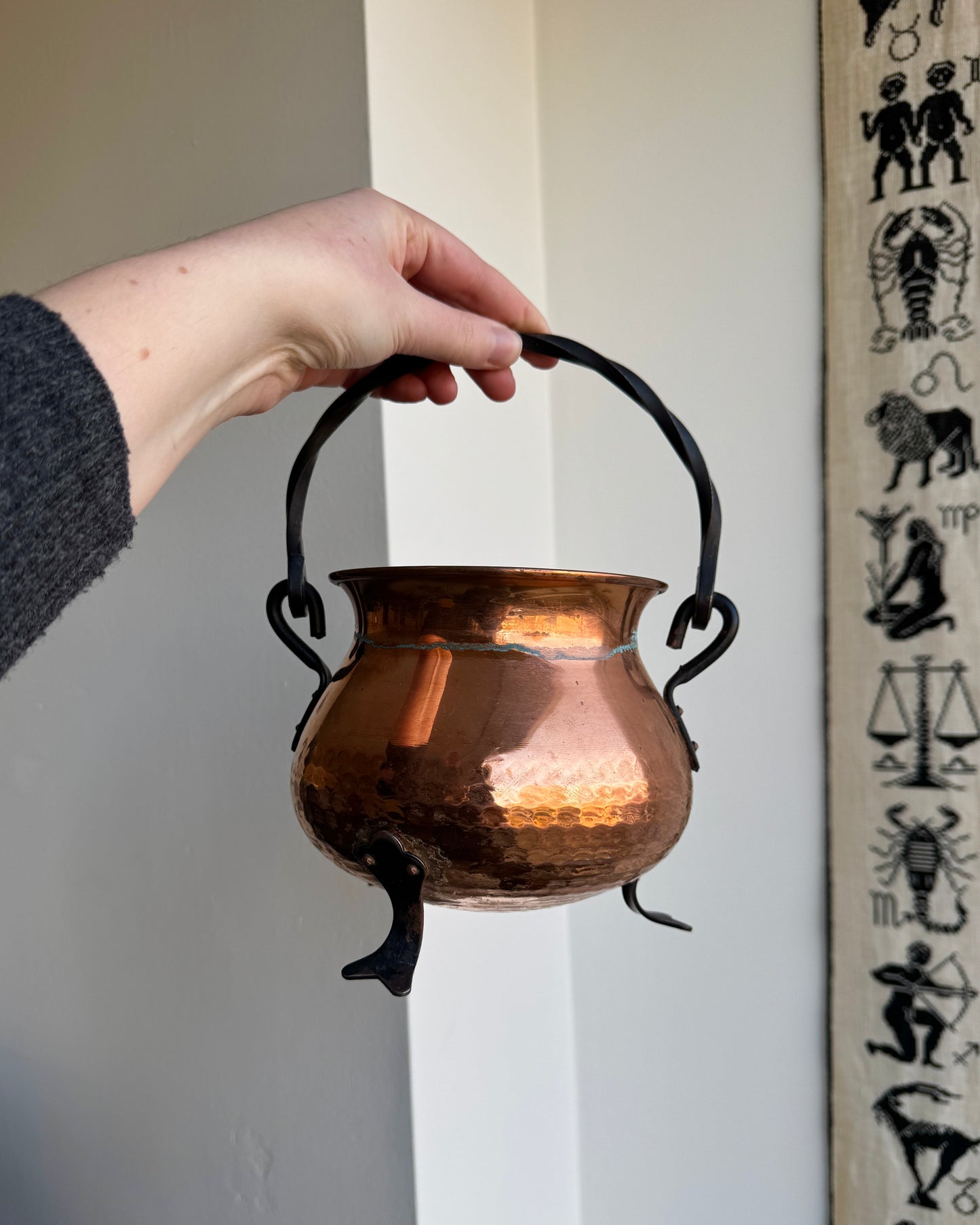 Copper Cauldron ✧ Ritual Tool for Spells, Offerings & Sacred Work