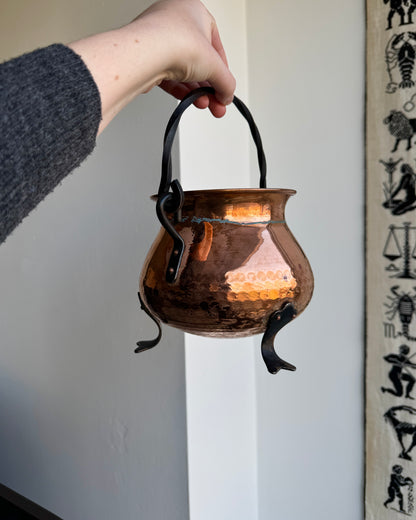 Copper Cauldron ✧ Ritual Tool for Spells, Offerings & Sacred Work