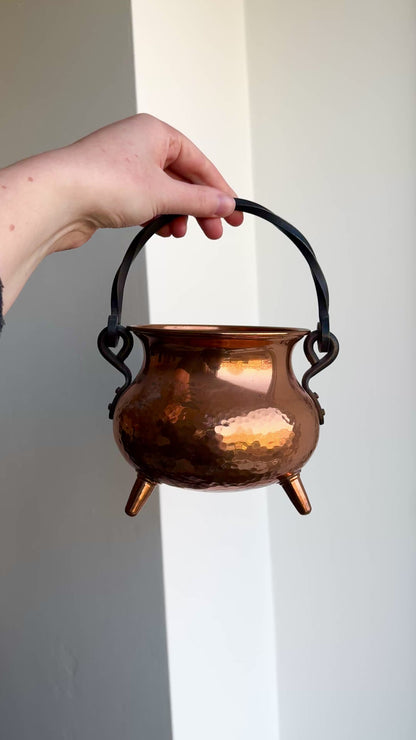 Copper Cauldron ✧ Ritual Tool for Spells, Offerings & Sacred Work